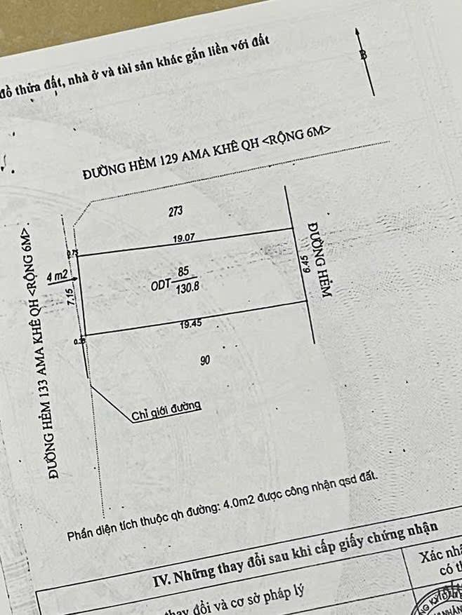 🔥 BÁN NHANH NHÀ 129/1A AMAKHÊ – CÁCH ĐƯỜNG CHÍNH VÀI BƯỚC CHÂN 🔥